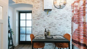 Appartement, 1 chambre, vue ville | Salle à manger