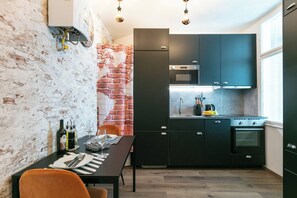 Apartemen, 1 kamar tidur, pemandangan kota | Interior