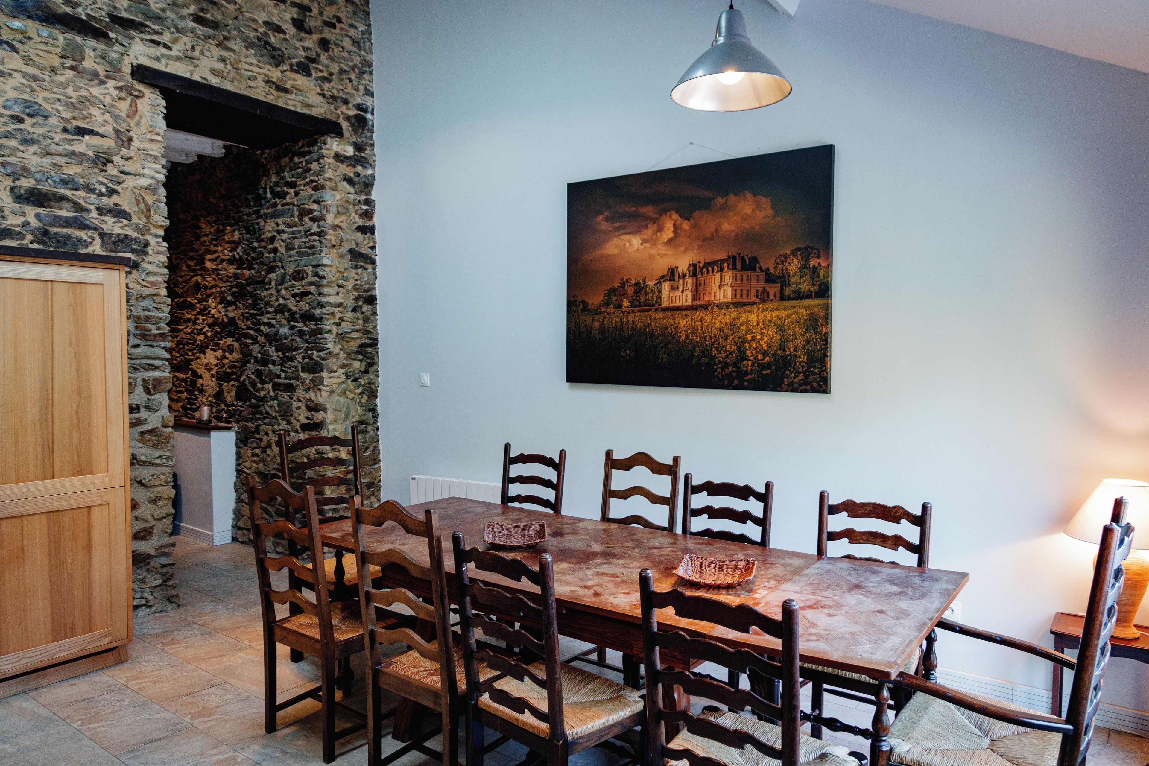 Maison, vue lac | Restauration