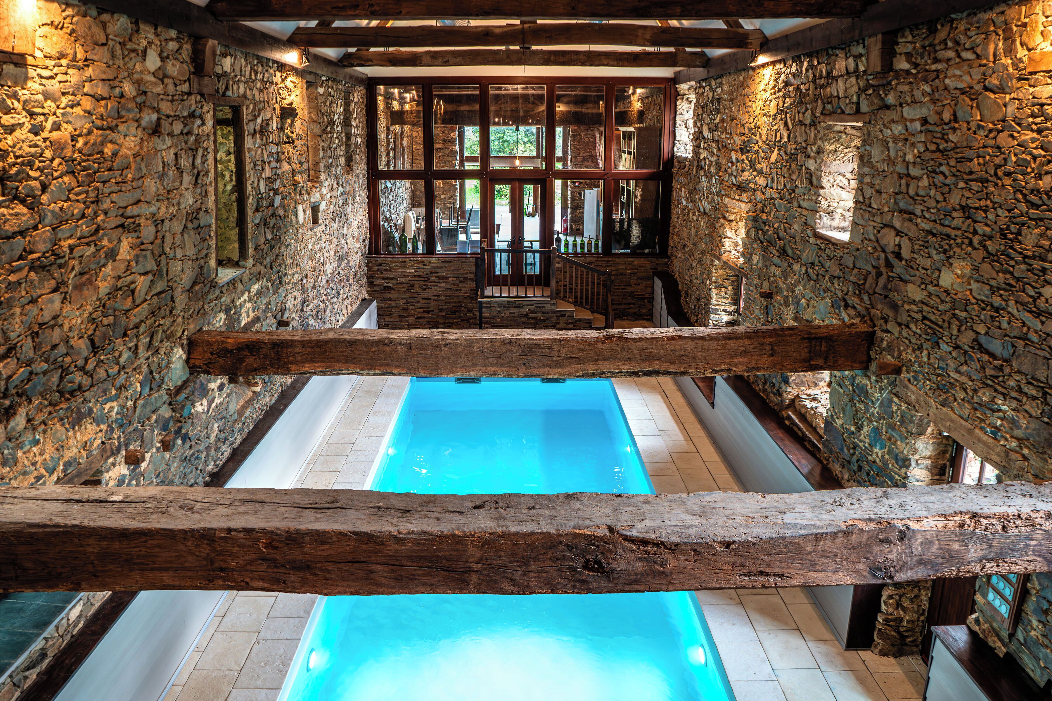 Indoor pool, seasonal outdoor pool