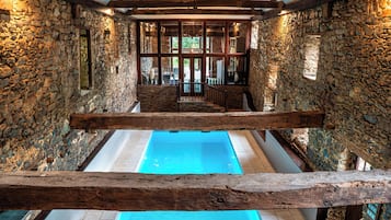 Indoor pool, seasonal outdoor pool