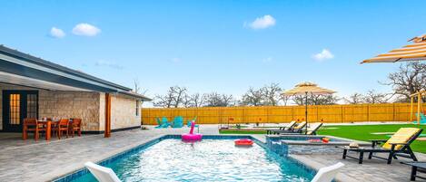 Una piscina climatizada