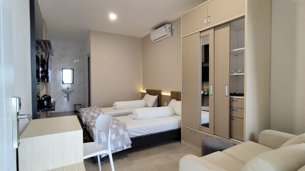 Deluxe Twin Room | Soundproofing, free WiFi