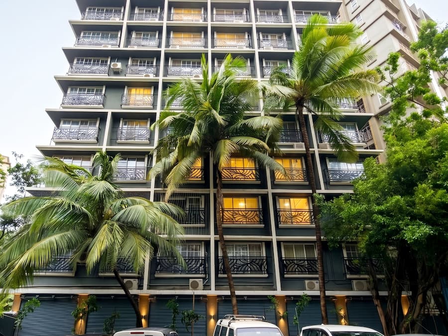 Fachada da propriedade