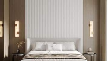 Blackout drapes, iron/ironing board, free WiFi