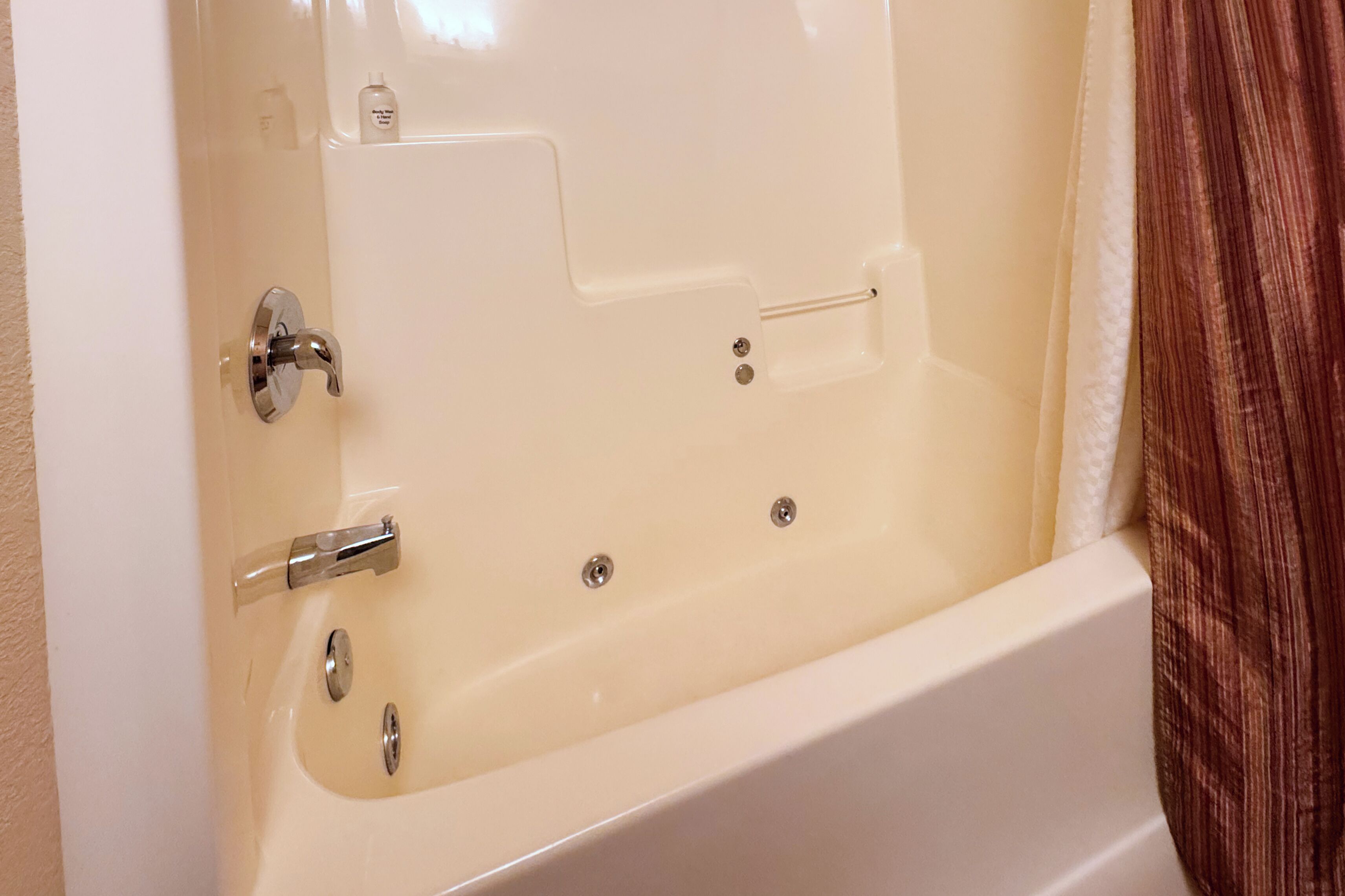 Hair dryer, towels