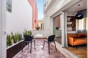 Signature huis, 3 slaapkamers, keuken, aan het strand | Terras