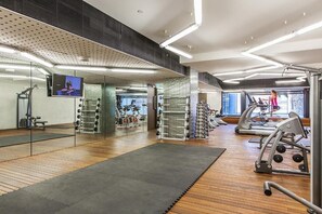 Fitness facility - Stylish Southbank Apartment – 2 Bed, 2 Bath, Pool, Gym, Sauna & Deck (Southbank)
