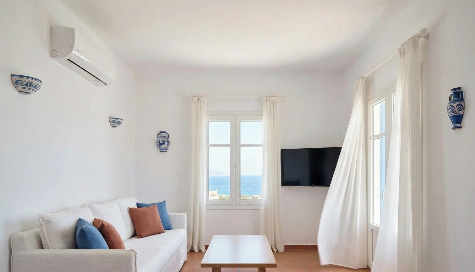 Apartment, Sea View | Living area