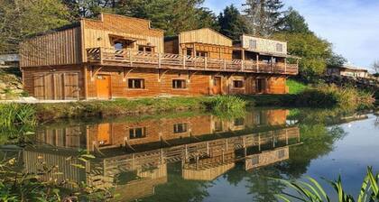 Chariot de Pionnier avec Terrasse - Pour 5 personnes