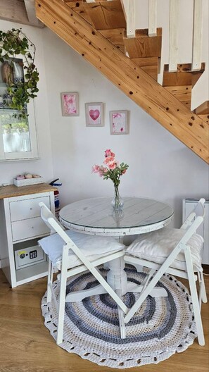 House, 1 Bedroom, Balcony, Garden View | Dining - Couzy Tiny House With Garden in the Countryside (Mungia)