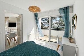 1 bedroom, free WiFi - Ploemeur T2 with Balcony, Garage 30m to Beach (Ploemeur)