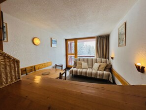 TV - Studio cabin 5 pers, 28 m², Les Arcs 1800, Wifi (Les Arcs 1800)