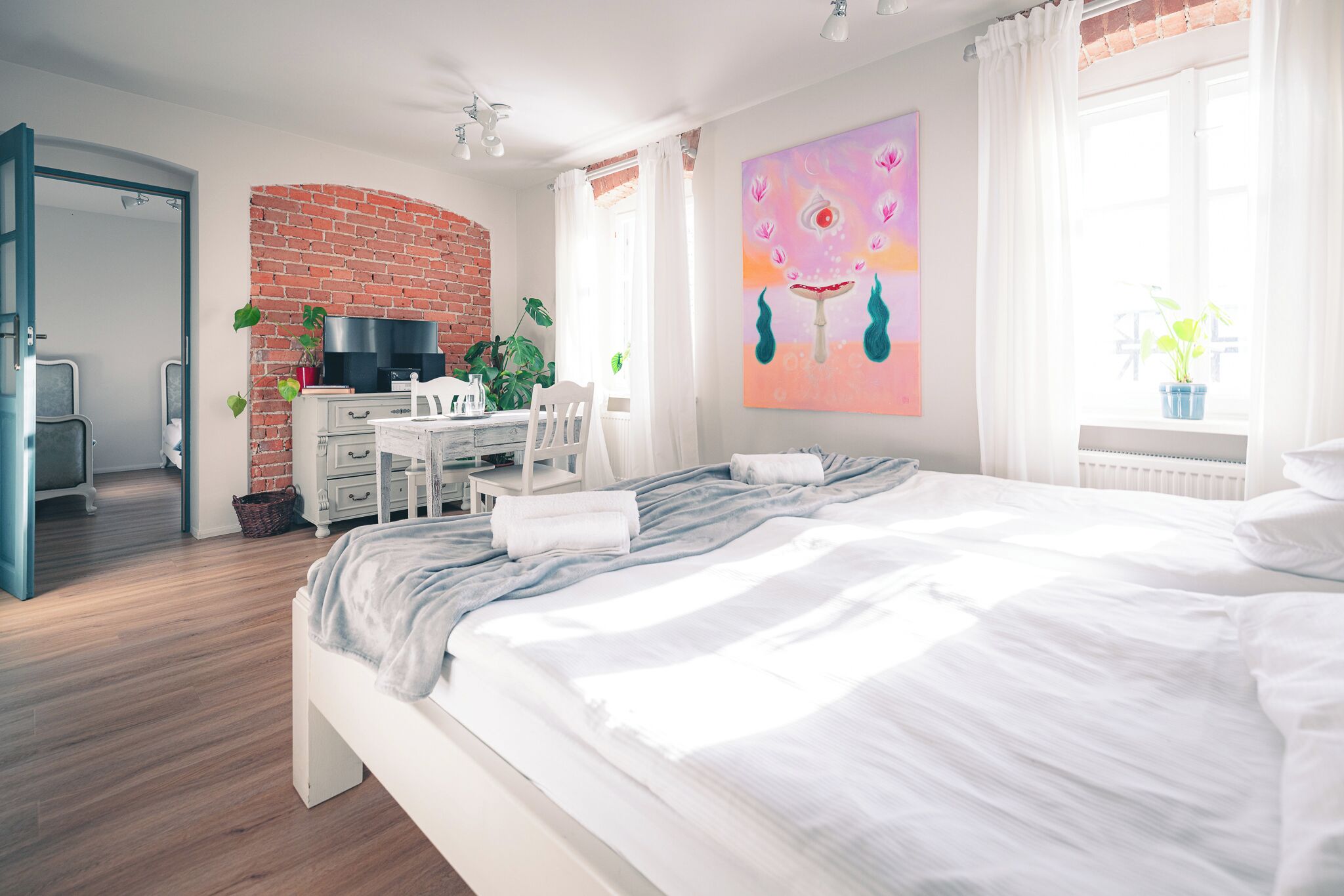 Comfort-huoneisto, näköala pihalle | Ilmainen Wi-Fi