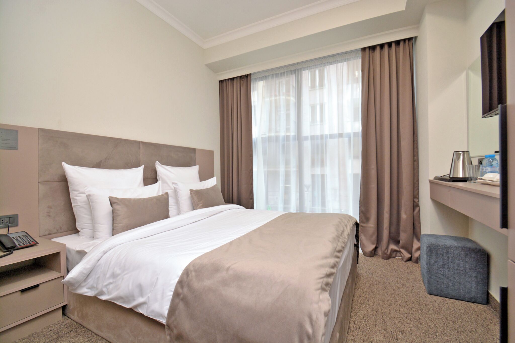 Basic Double Room, City View | In-room safe, free WiFi