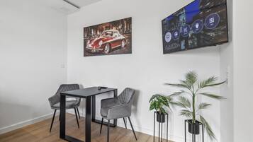 Studio, Balcony | Dining