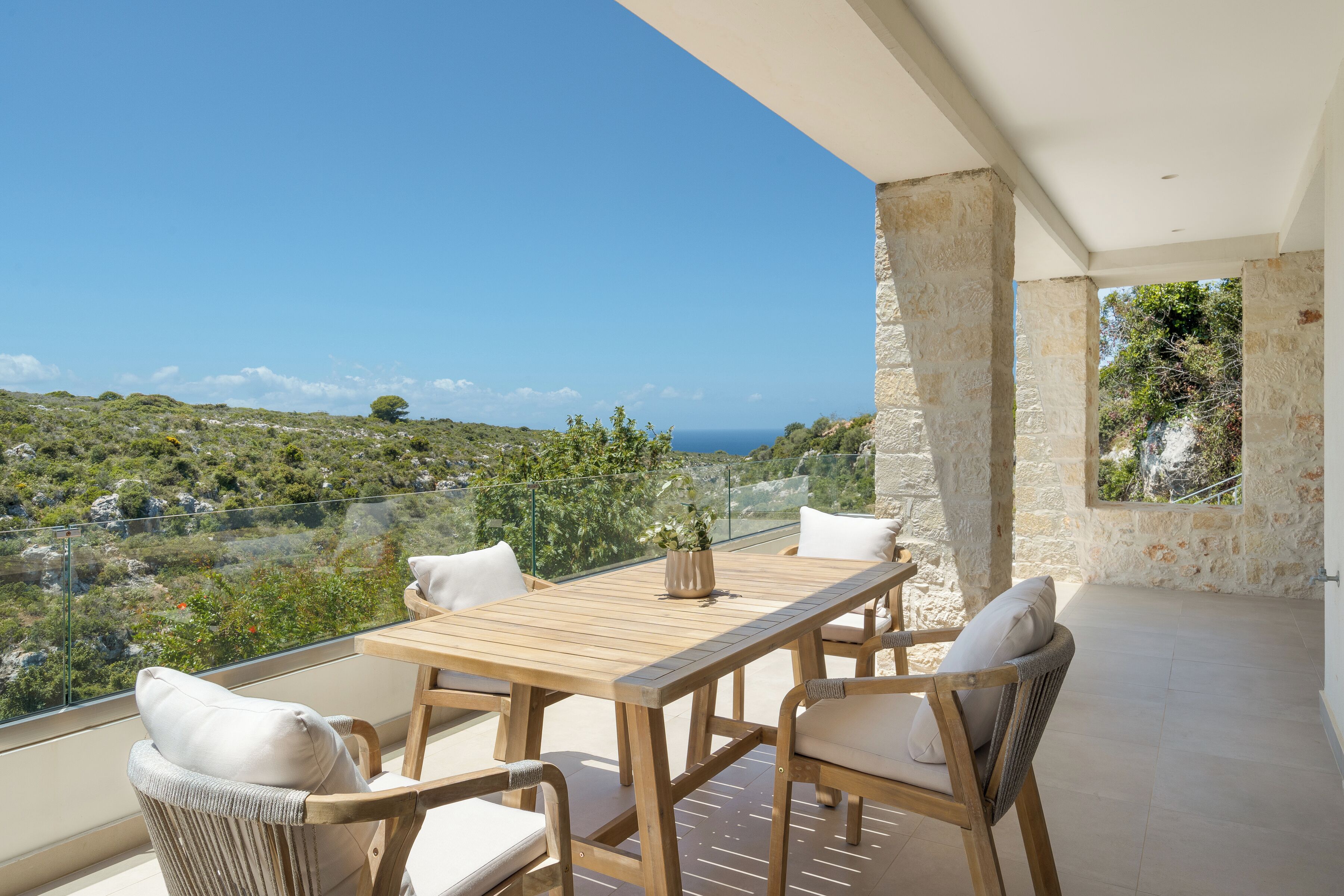 Family Apartment, Sea View | Outdoor dining