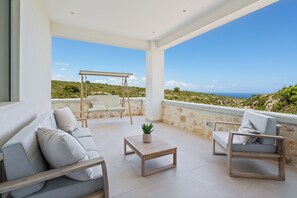 Appartement luxueux, vue sur la mer | Terrain de l’hébergement 