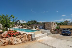 Outdoor pool - Le Mont Blanc  (Kounoupidiana)