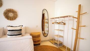 Design Villa, 2 Bedrooms, Private Pool | Desk, laptop workspace, iron/ironing board, free WiFi