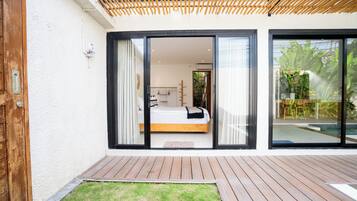 Villa Design, 2 chambres, piscine privée | Bureau, espace de travail pour ordinateur portable