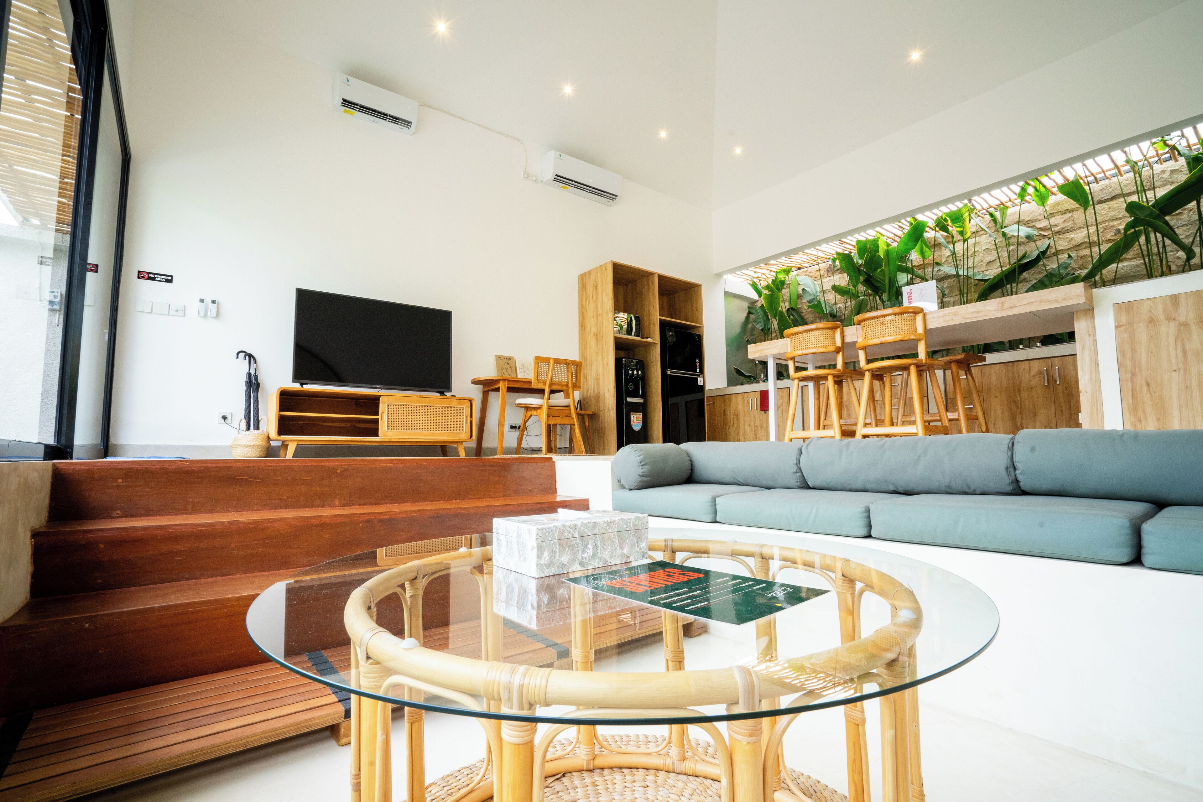 Design Villa, 2 Bedrooms, Private Pool | Living area