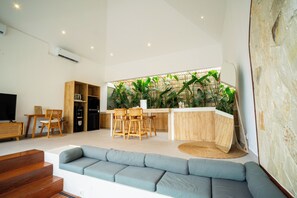 時尚別墅, 2 間臥室, 私人泳池 | 客廳