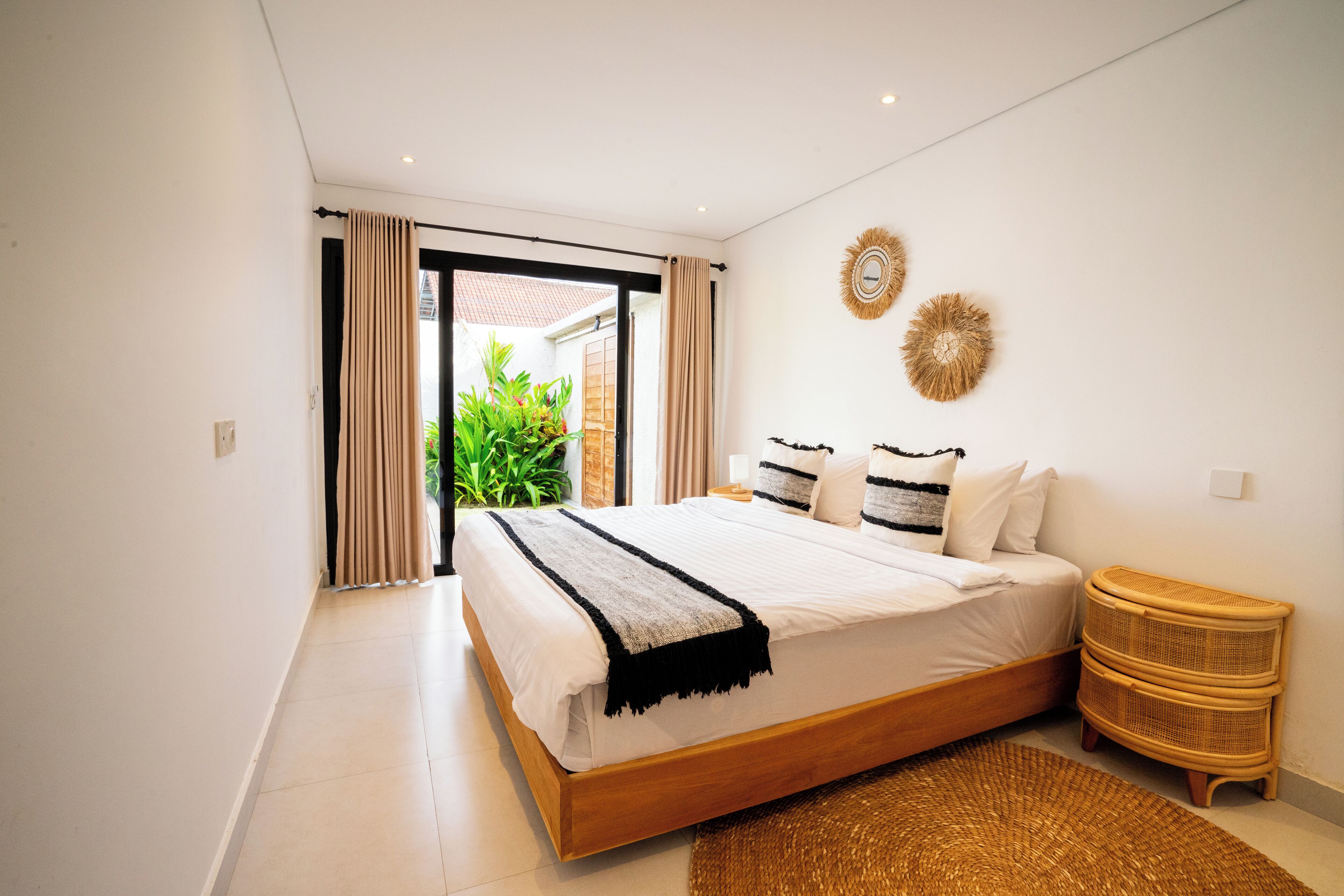 Design Villa, 2 Bedrooms, Private Pool | Desk, laptop workspace, iron/ironing board, free WiFi