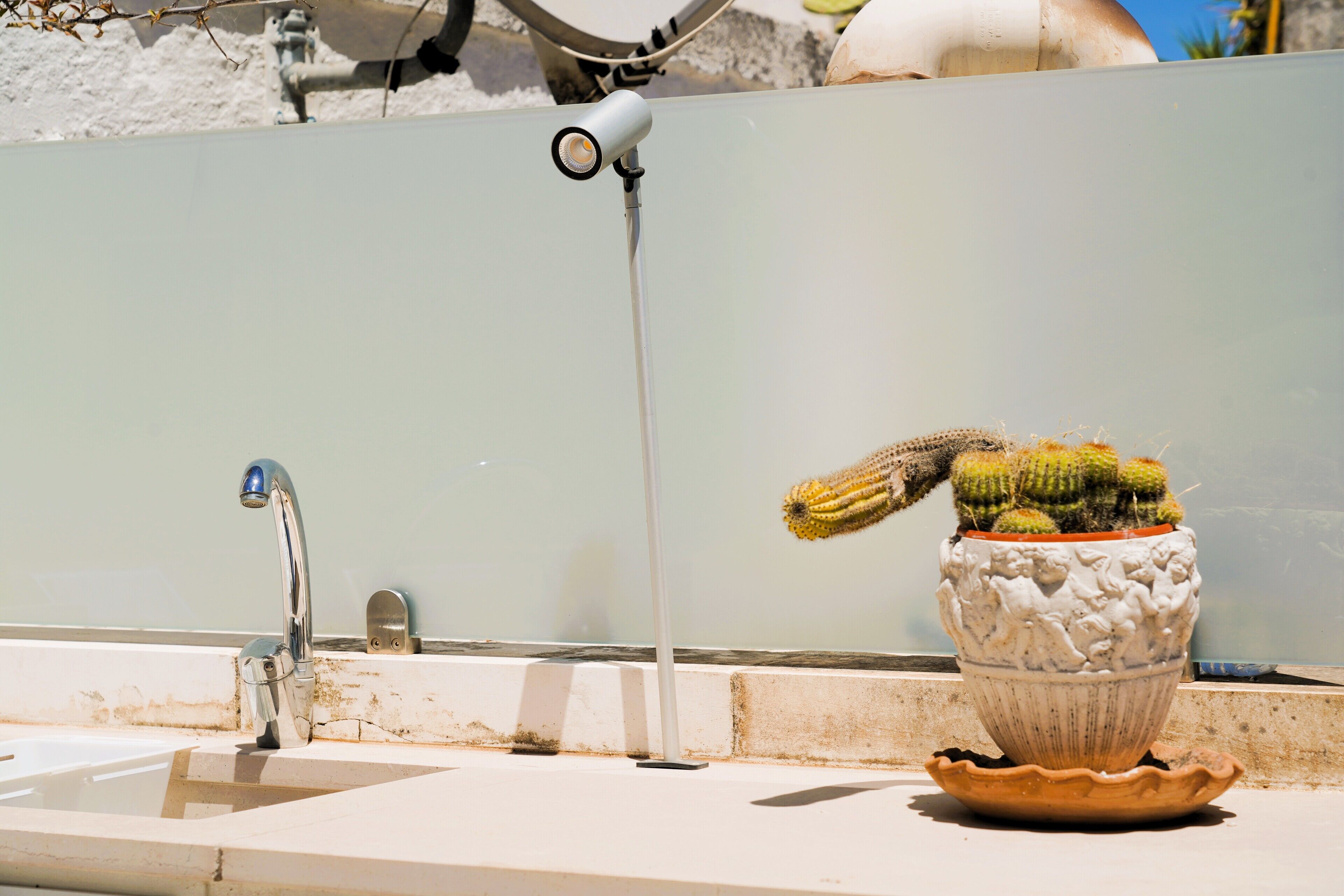 Rumah Panorama, pemandangan laut | Teras/patio