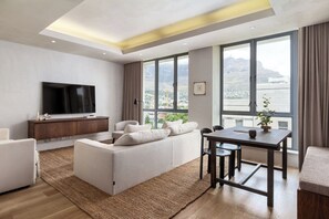 TV - Cape Town's luxury 1-bedroom, City and Table Mountain Views, Pool (Cape Town)