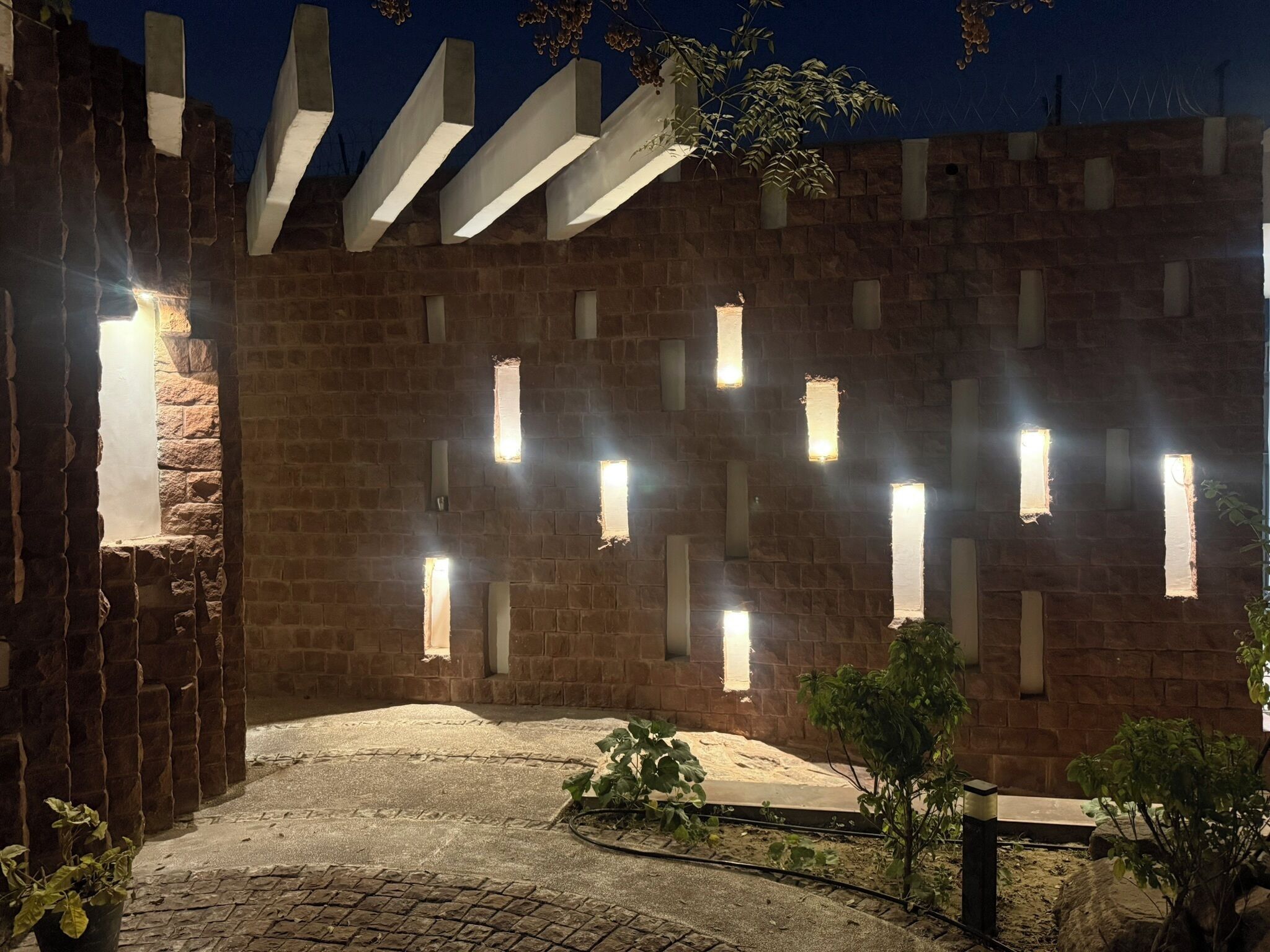 Enceinte de l’hébergement