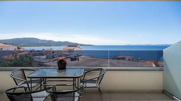 Apartment, Sea View | Outdoor dining
