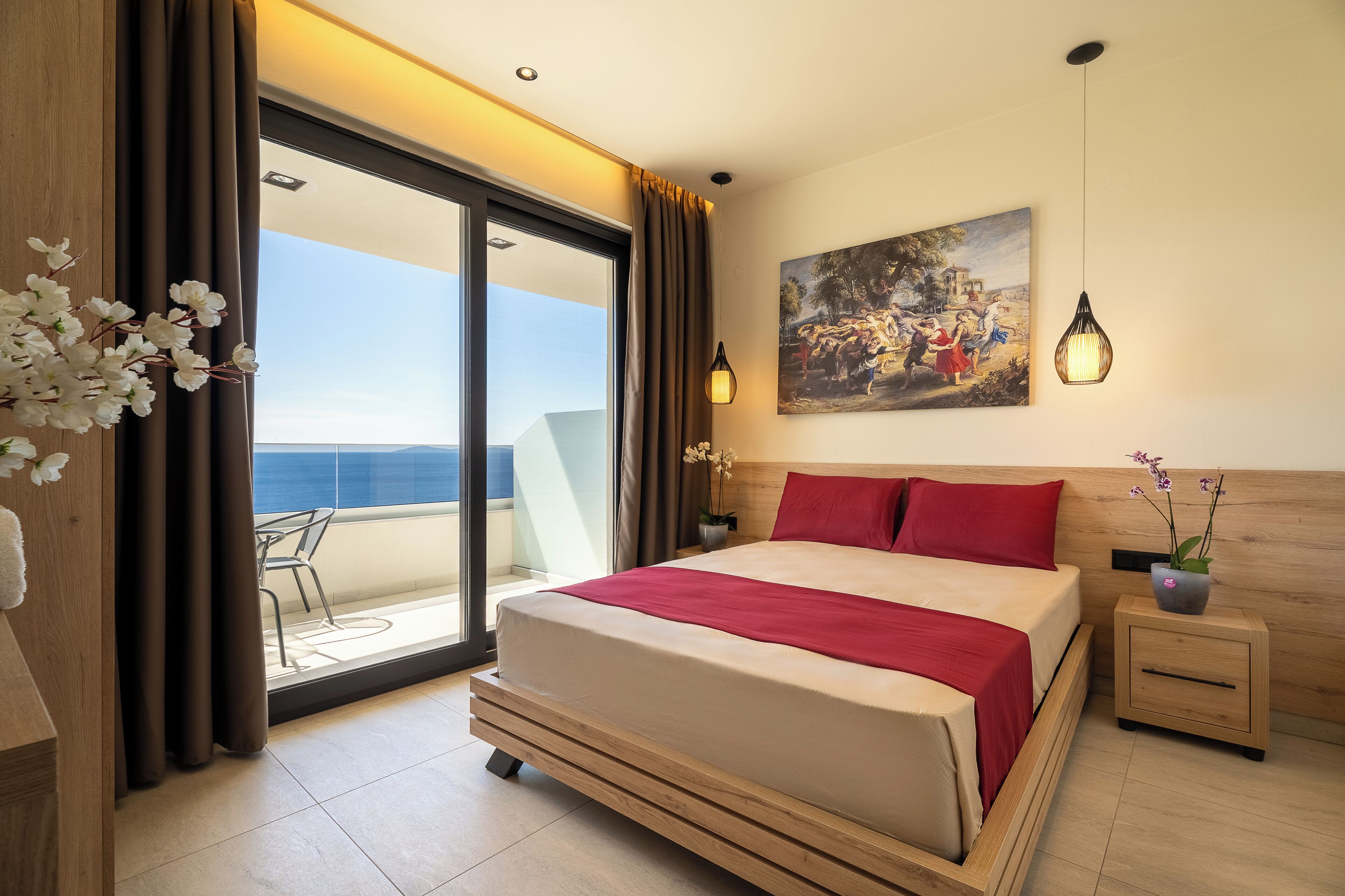 Apartment, Sea View | Blackout drapes, iron/ironing board, free WiFi