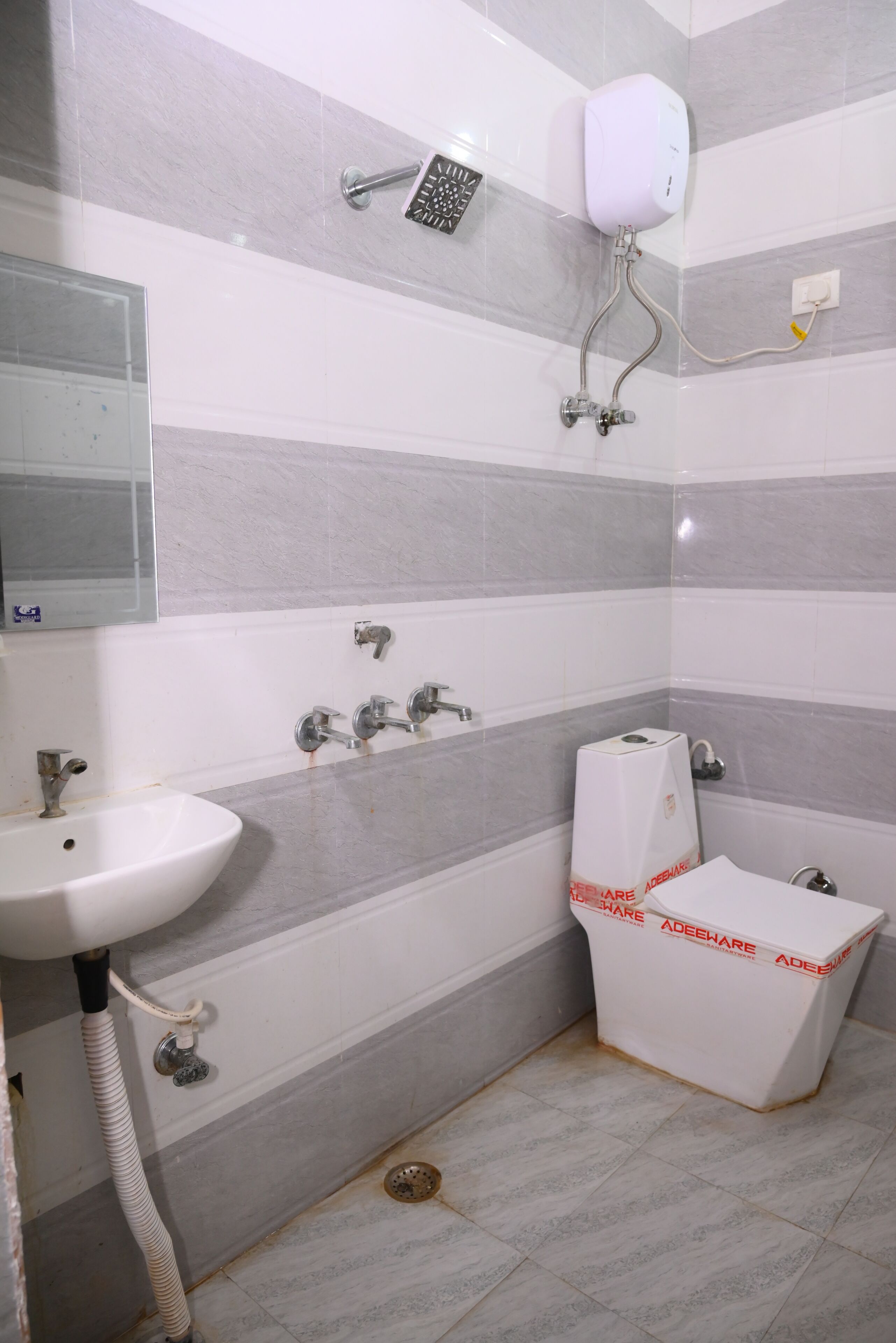 Towels, soap, toilet paper