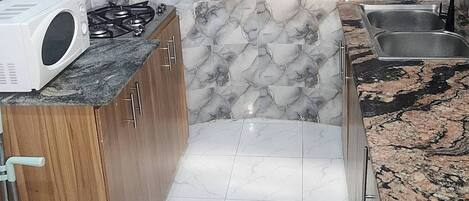 Appartement, 3 chambres, accessible aux personnes à mobilité réduite, fumeurs | Cuisine privée