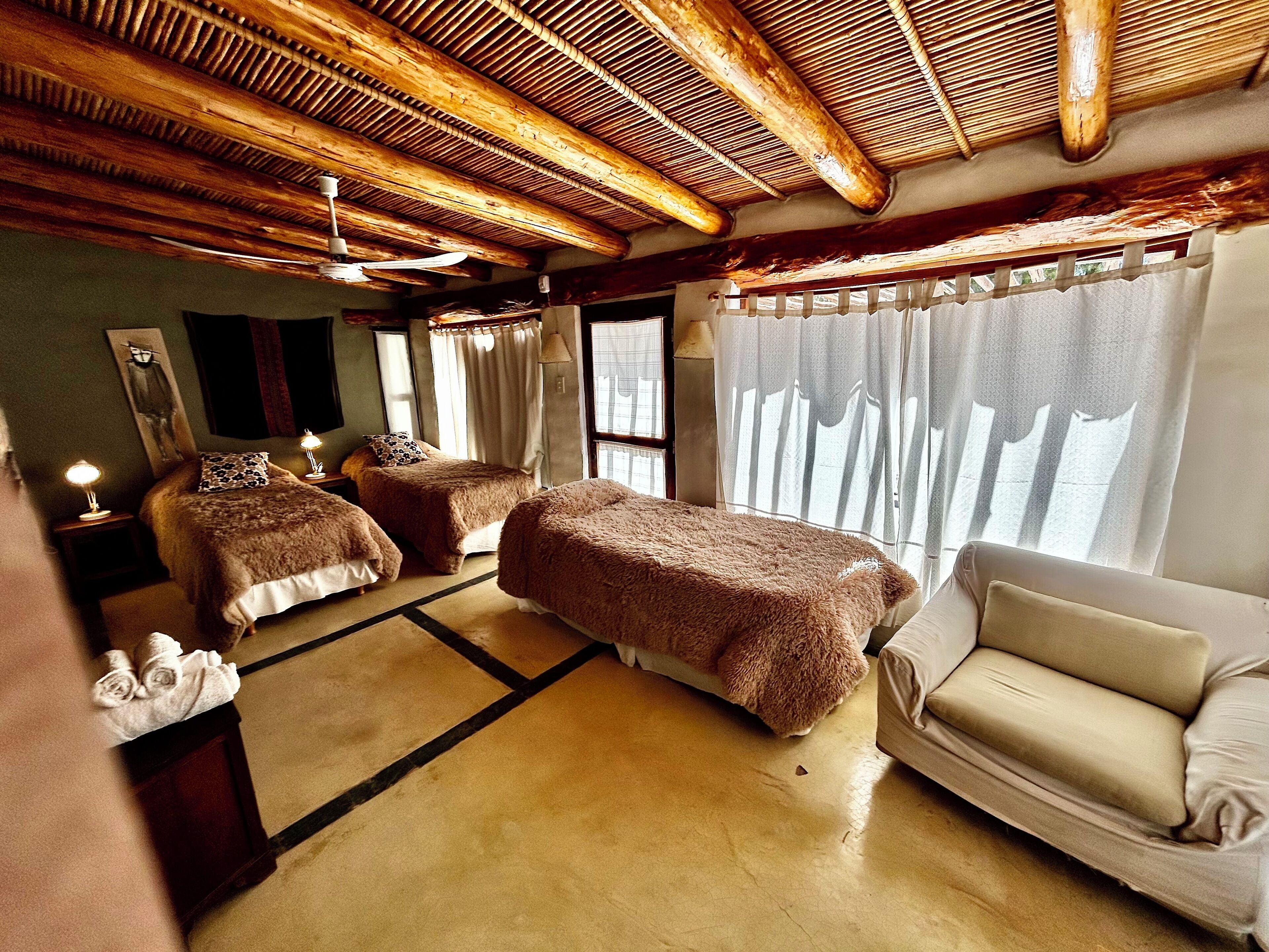 Familienzimmer, Terrasse, Gartenblick