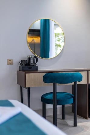 Deluxe-huvila, parveke, järvinäköala | Sisätilat