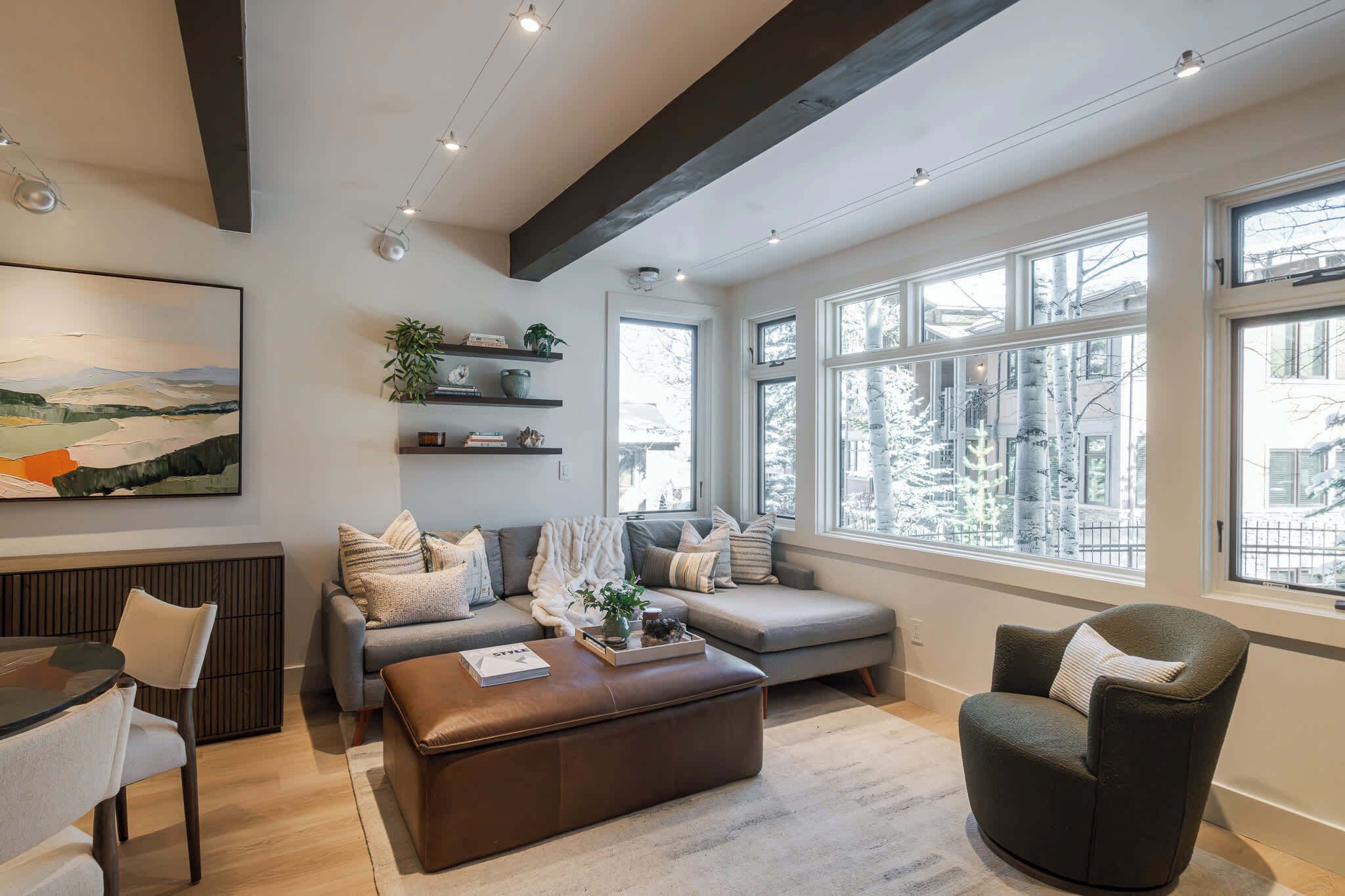 TV, fireplace, stereo, offices
