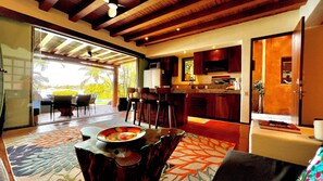 Condo, 1 Bedroom, Accessible, Patio | Living room - Waterfront Condo in Magnificent Manzanillo Bay Troncones (Troncones)