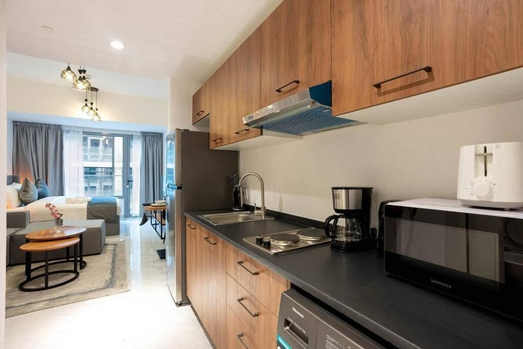 Apartment, Balcony | Private kitchen