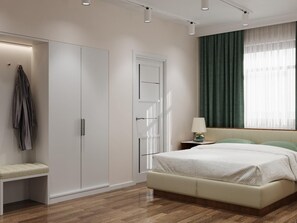 Habitació doble clàssica | Caixa forta a l'habitació, escriptori i habitacions insonoritzades 