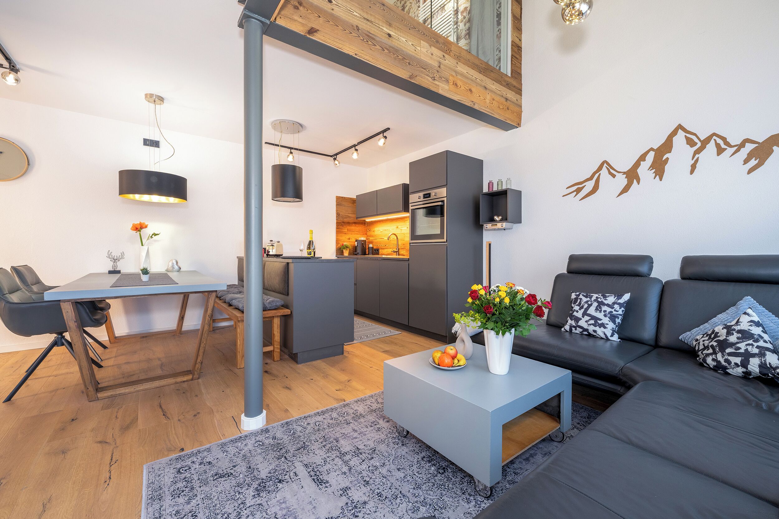 Superior-Maisonette, Bergblick | Wohnbereich