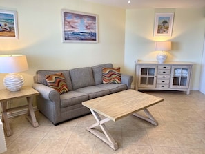 Condo, 1 Bedroom | Living area - Beachgate Condo Suites And Hotel 533 1 Bedroom Condo (Port Aransas)