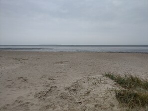 Vlak bij het strand