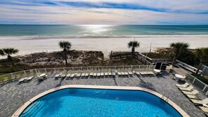 Pool - 2br/2ba Beachfront Condo With Stunning Ocean Views + Heated Indoor/outdoor Pool (Orange Beach)