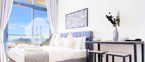 公寓, 露台, 城市景 | 熨斗/熨衫板、免費 Wi-Fi