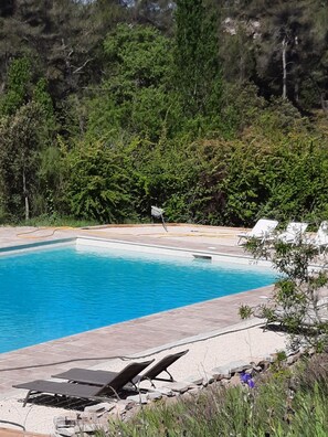 Pool - Cabanon with beautiful swimming pool in Provence between Aix en Provence and Marseille (Simiane-Collongue)