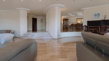 Villa, 5 habitaciones, frente al océano | Interior