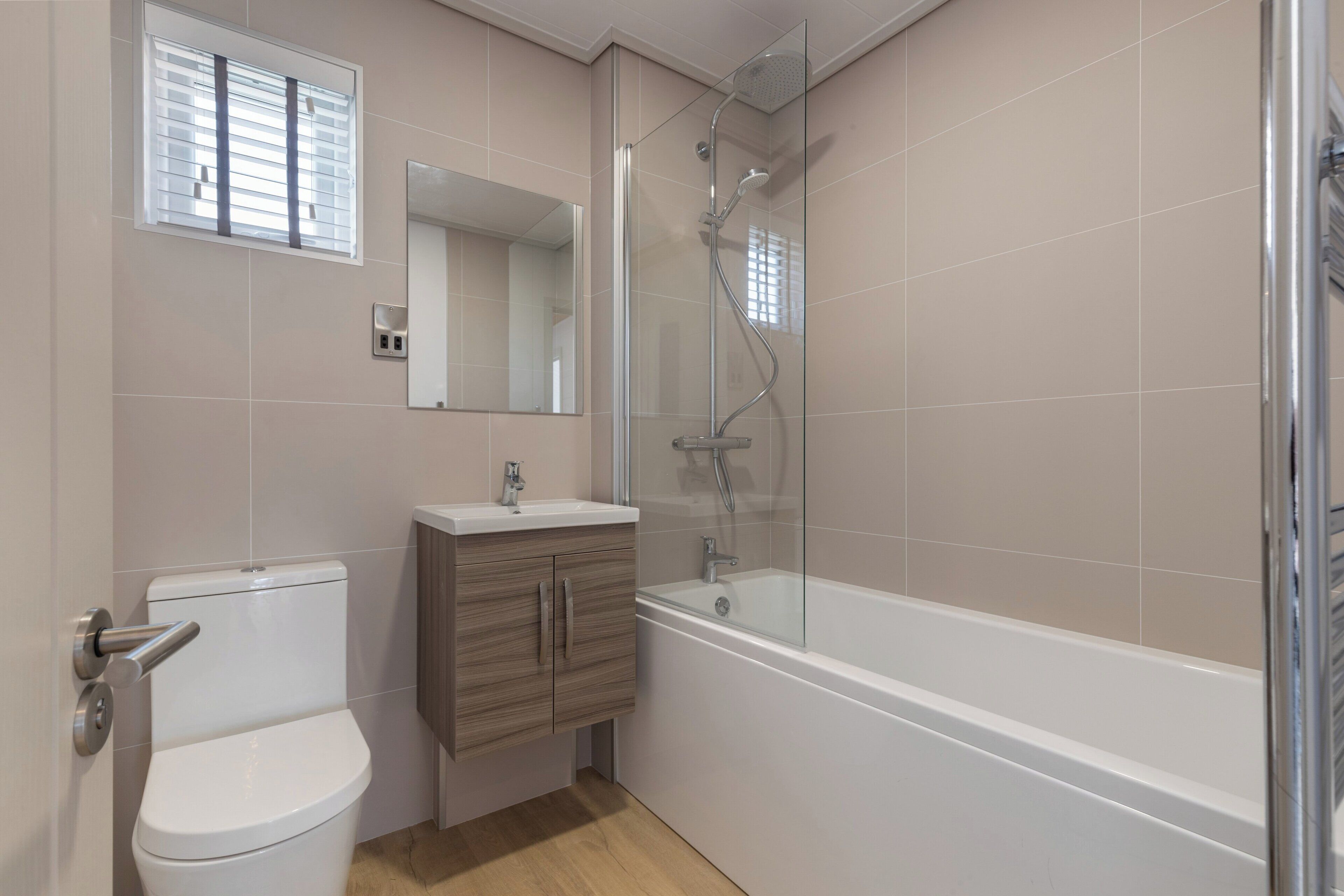 Shower, hair dryer