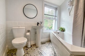Shower, hair dryer